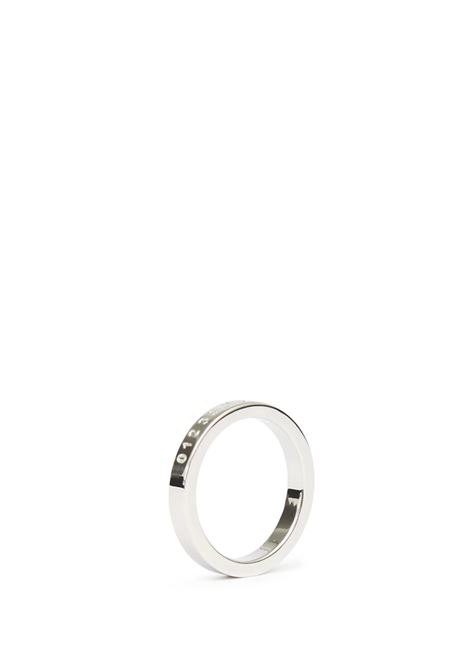 numeric signature ring woman silver MM6 MAISON MARGIELA | SM6UQ0059 P6469951